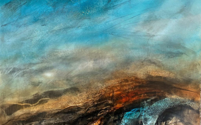 'Shadeless Days' contemporary landscape painting by Paul Denham