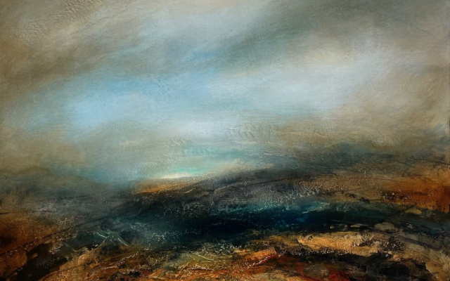 'Harmony of the Hills, contemporary landscape painting by Paul Denham